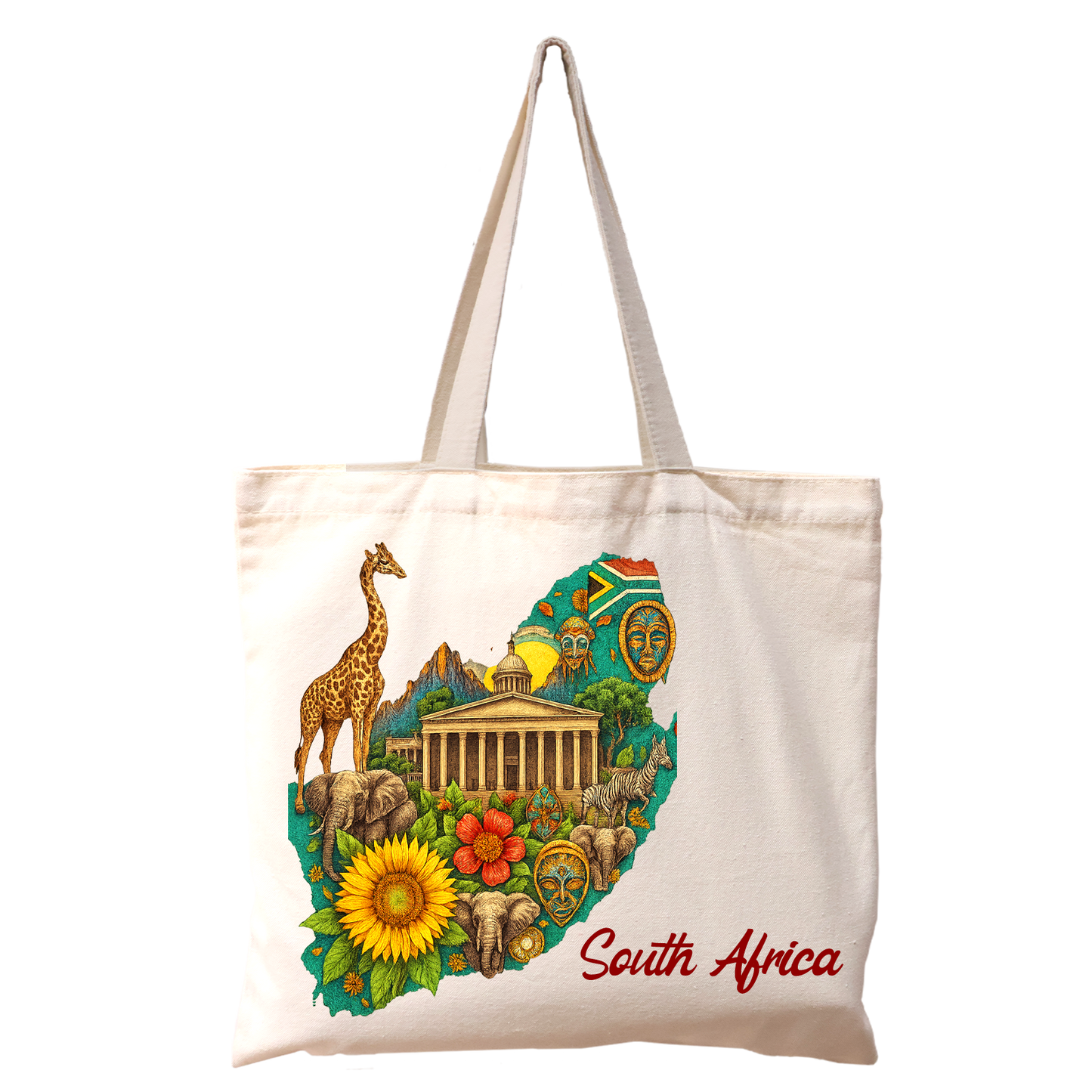 CAN02 - Bolsa de algodón reutilizable Protea | 270 g/m², 18 l