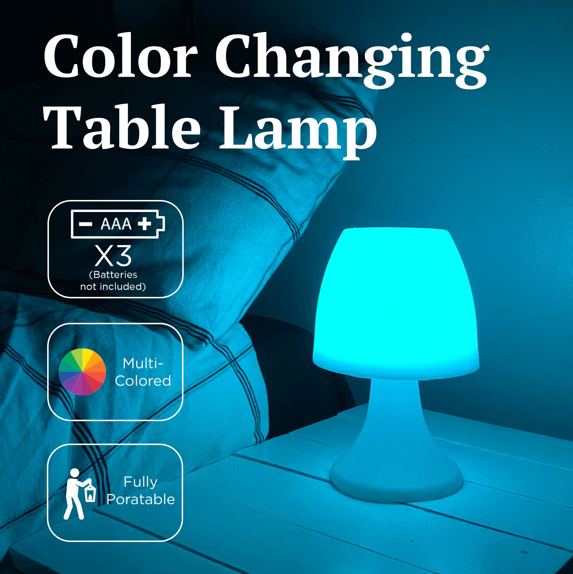 Vibrant LED Table Lamp