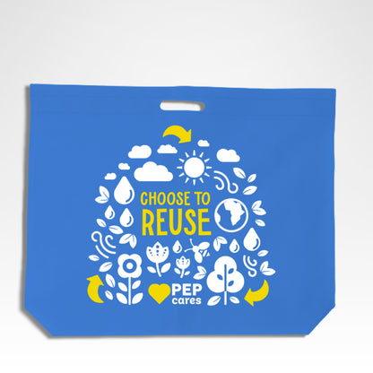 DSC01-L - Large Reusable Non-Woven Die Cut Shopping Bag | 70GSM, 35L