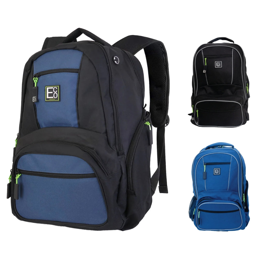Laptop Backpack for Students - Navy Design