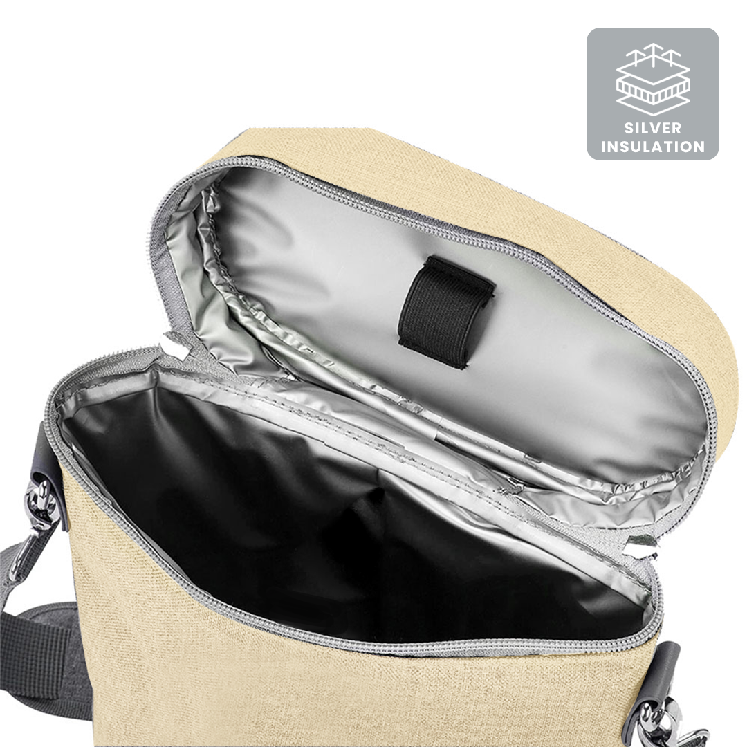 Adjustable Insulated Dual Wine Cooler Carrier | 1.5L, 300D