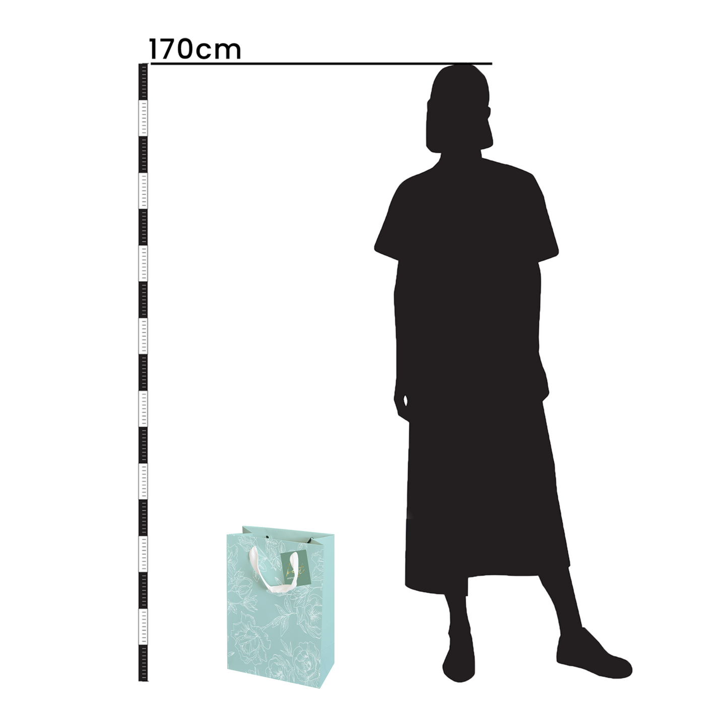 LAM03 - Bolsa de la compra reutilizable laminada con estampado botánico | 110 g/m², 36 l