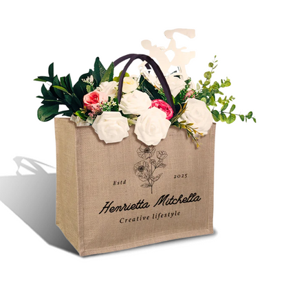 JUTE01-ILC - Reusable Jute Tote Bag | 300GSM, 18L