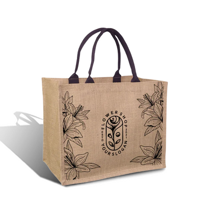 JUTE01-ILC - Reusable Jute Tote Bag | 300GSM, 18L