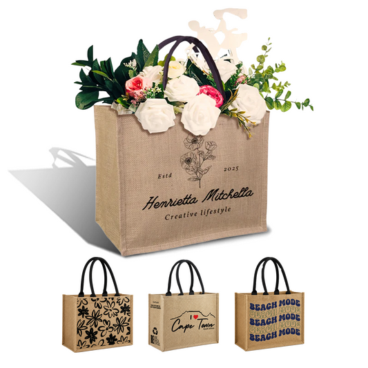 JUTE01-ILC - Reusable Jute Tote Bag | 300GSM, 18L