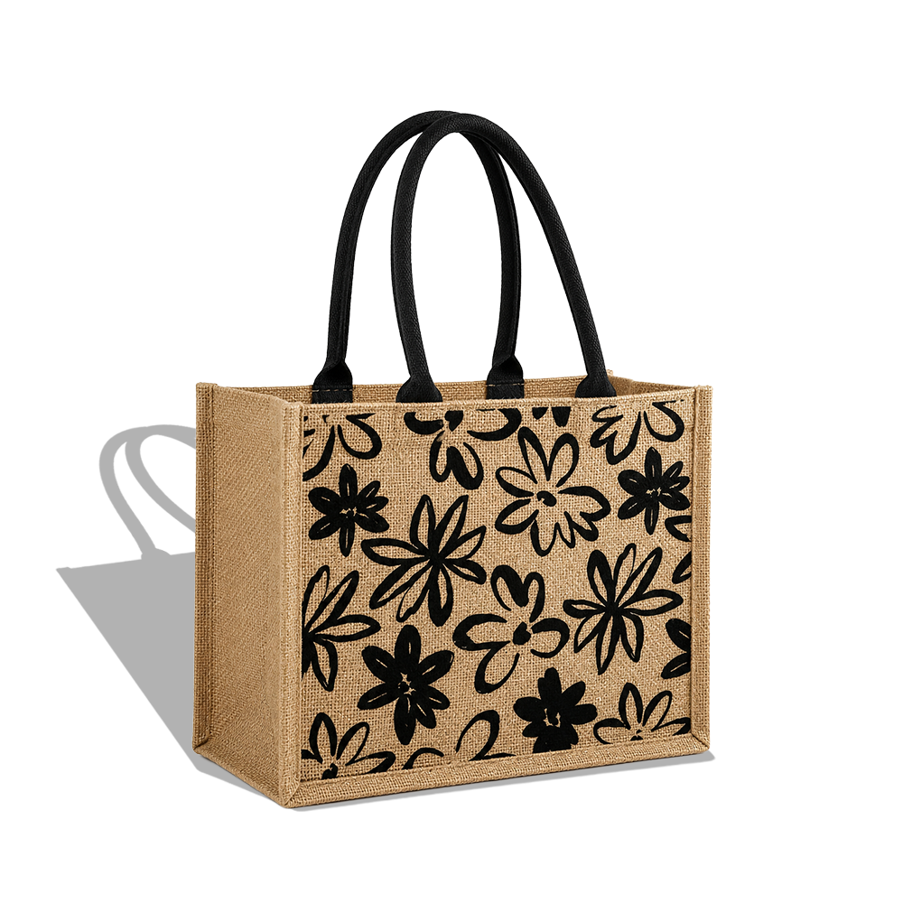JUTE01-ILC - Reusable Jute Tote Bag | 300GSM, 18L