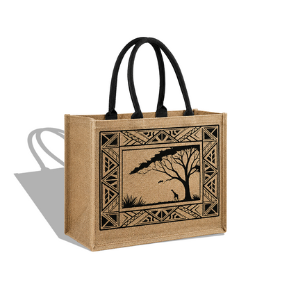 JUTE01-ILC - Reusable Jute Tote Bag | 300GSM, 18L