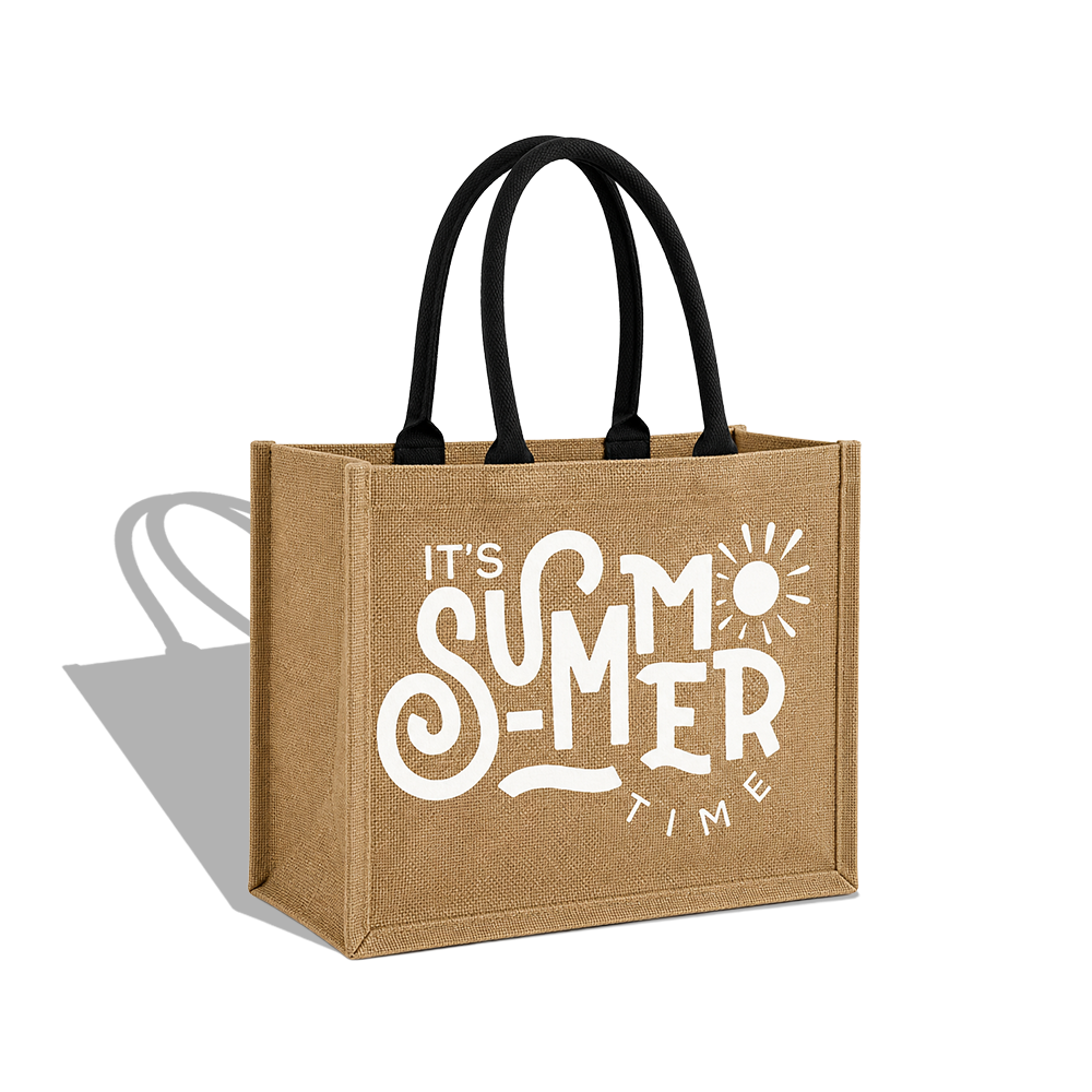 JUTE01-ILC - Reusable Jute Tote Bag | 300GSM, 18L