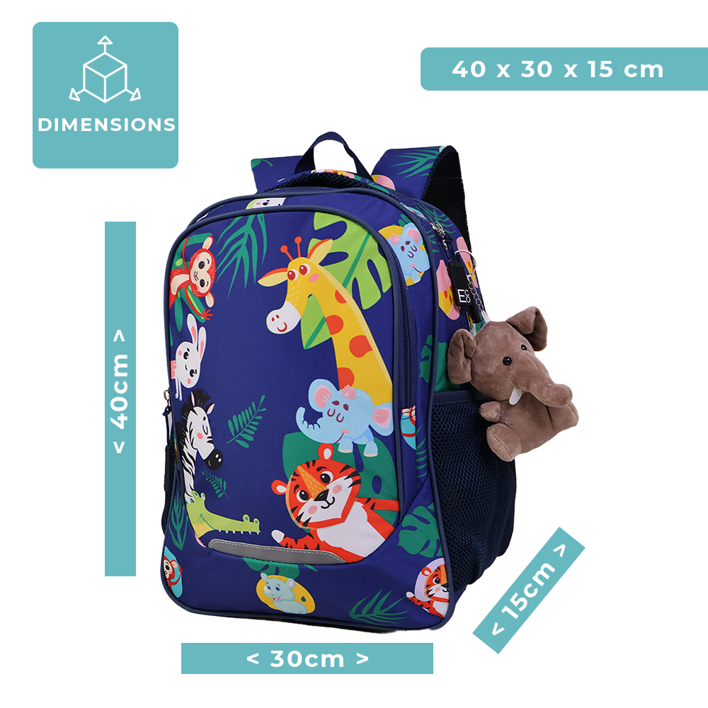 Junior Safari Backpack Set – 3-in-1 with Lunch & Pencil Bag