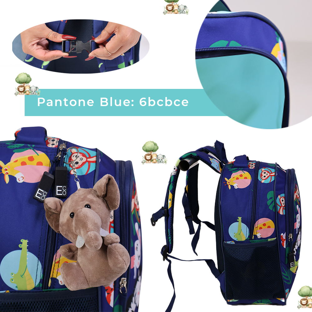 Junior Safari Backpack Set – 3-in-1 with Lunch & Pencil Bag