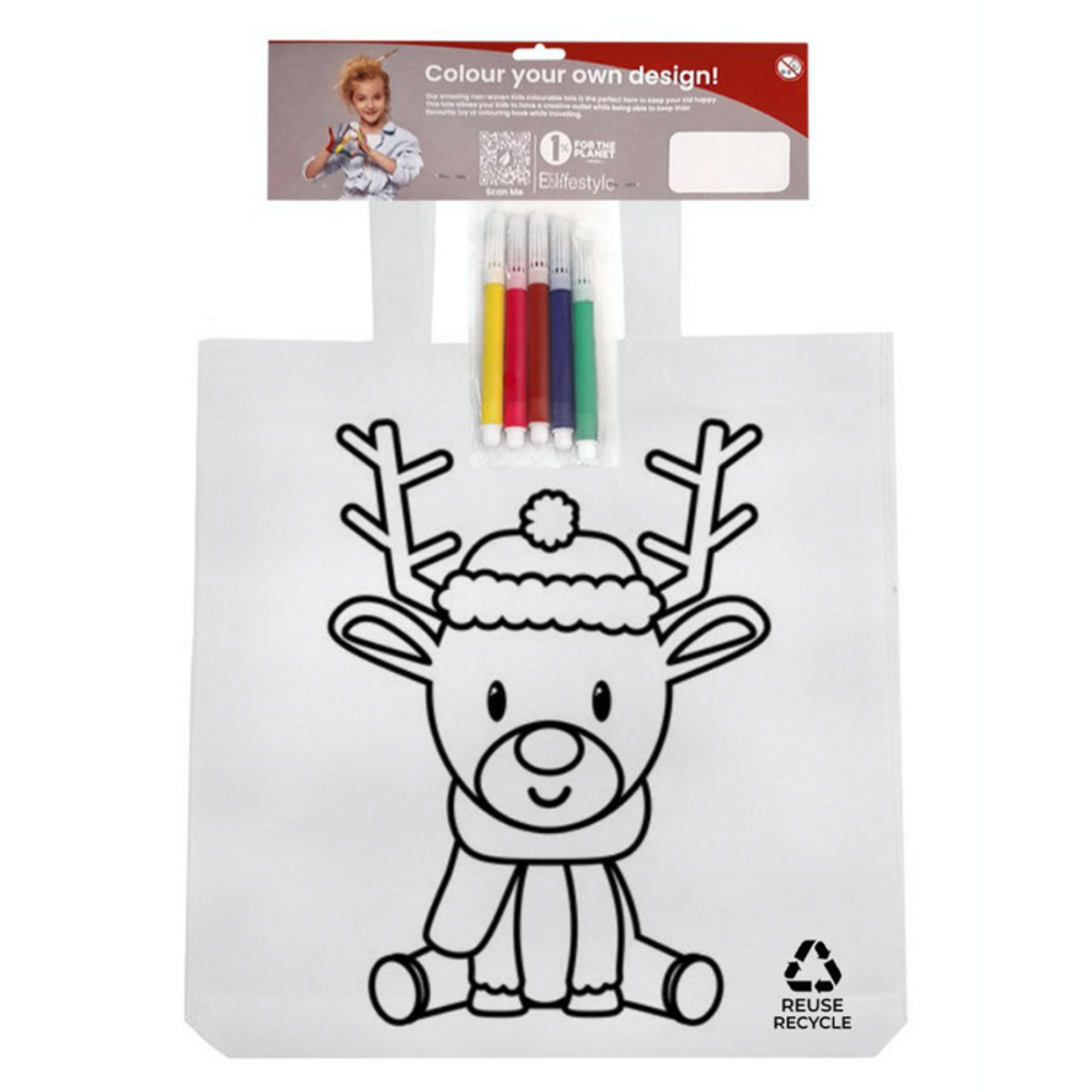 Kids-Colouring-Reusable-Non-Woven-Shopping-Bag-50GSM-7L