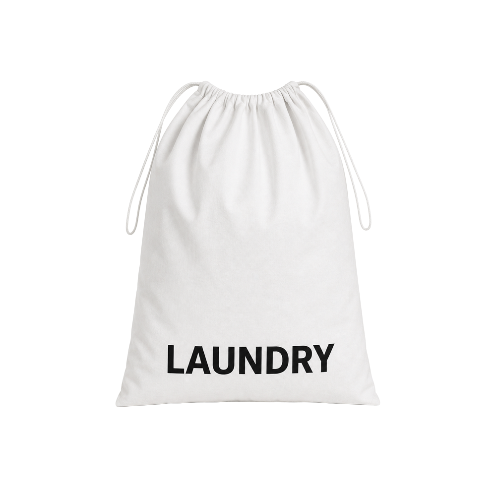 Hotel Laundry Bag - Black & White | 80GSM, 4L