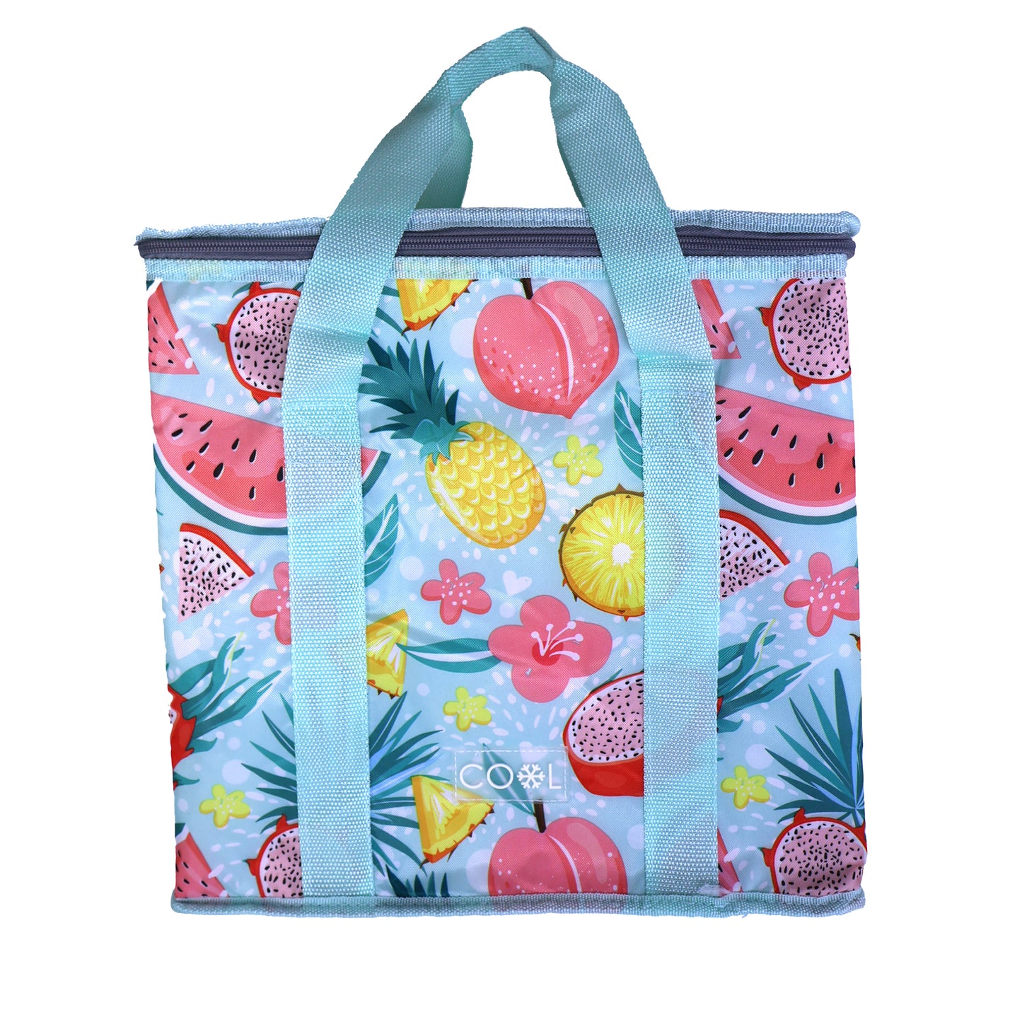 Cooler Bag Insulated with Handles - 16 Litres - Tropical Fruits Design