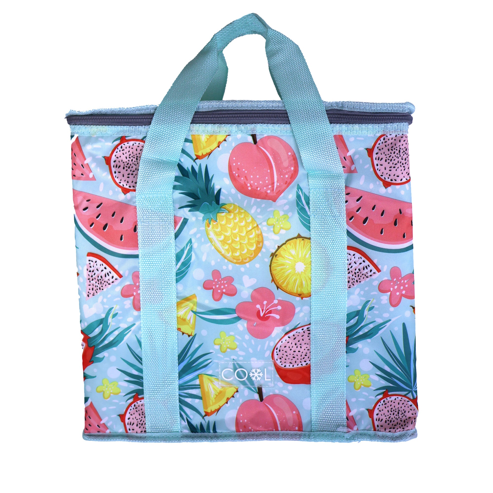 Cooler Bag Insulated with Handles - 16 Litres - Tropical Fruits Design