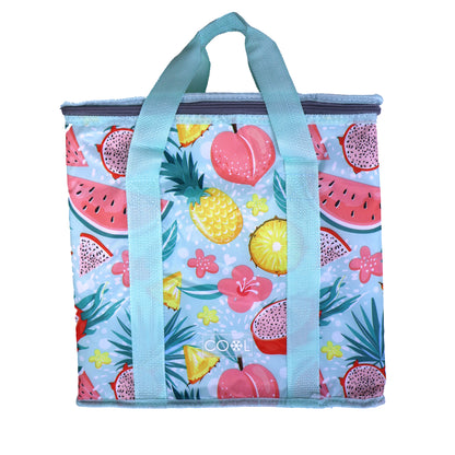 Cooler Bag Insulated with Handles - 16 Litres - Tropical Fruits Design