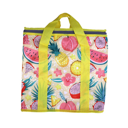 Cooler Bag Insulated with Handles - 16 Litres - Tropical Fruits Design