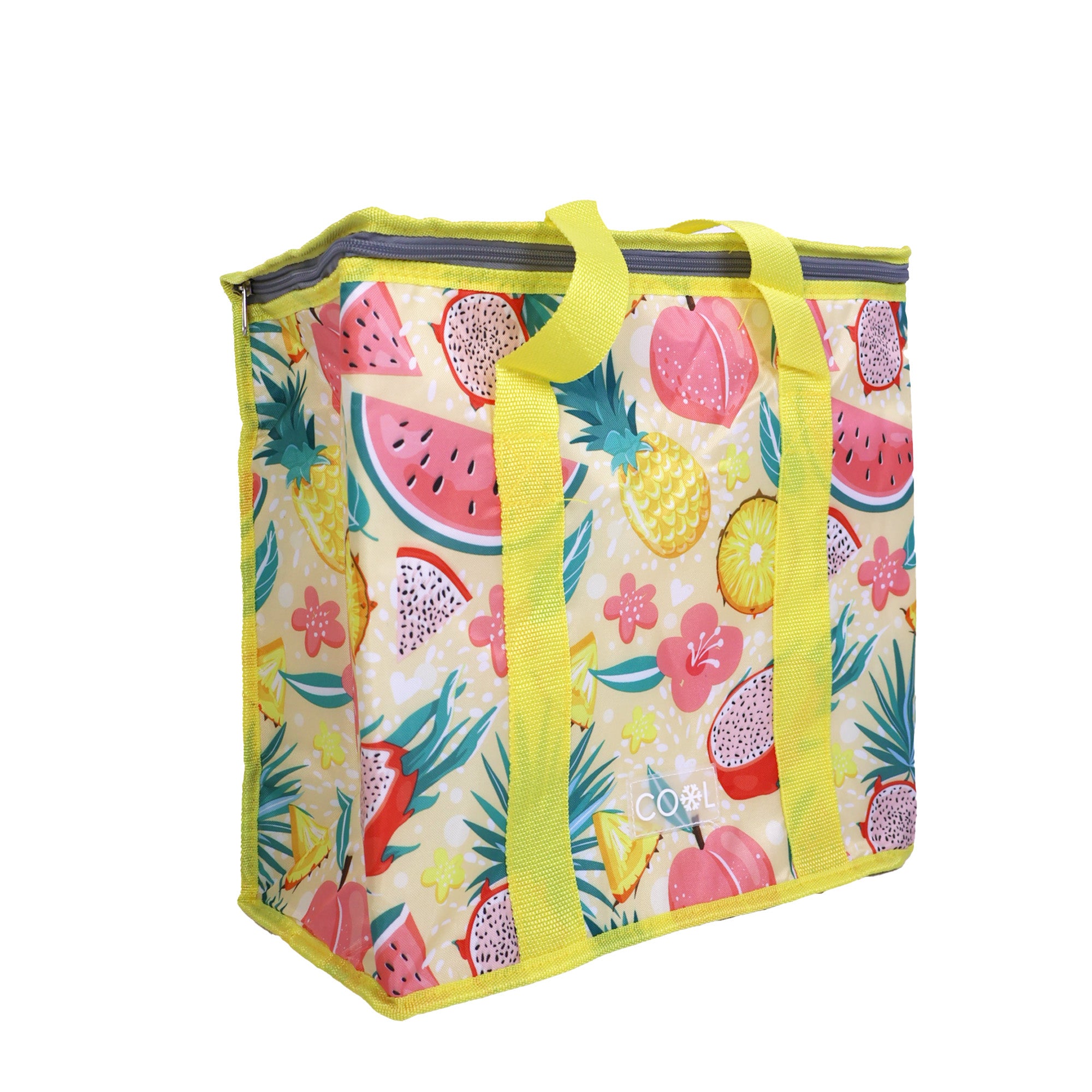 Cooler Bag Insulated with Handles - 16 Litres - Tropical Fruits Design