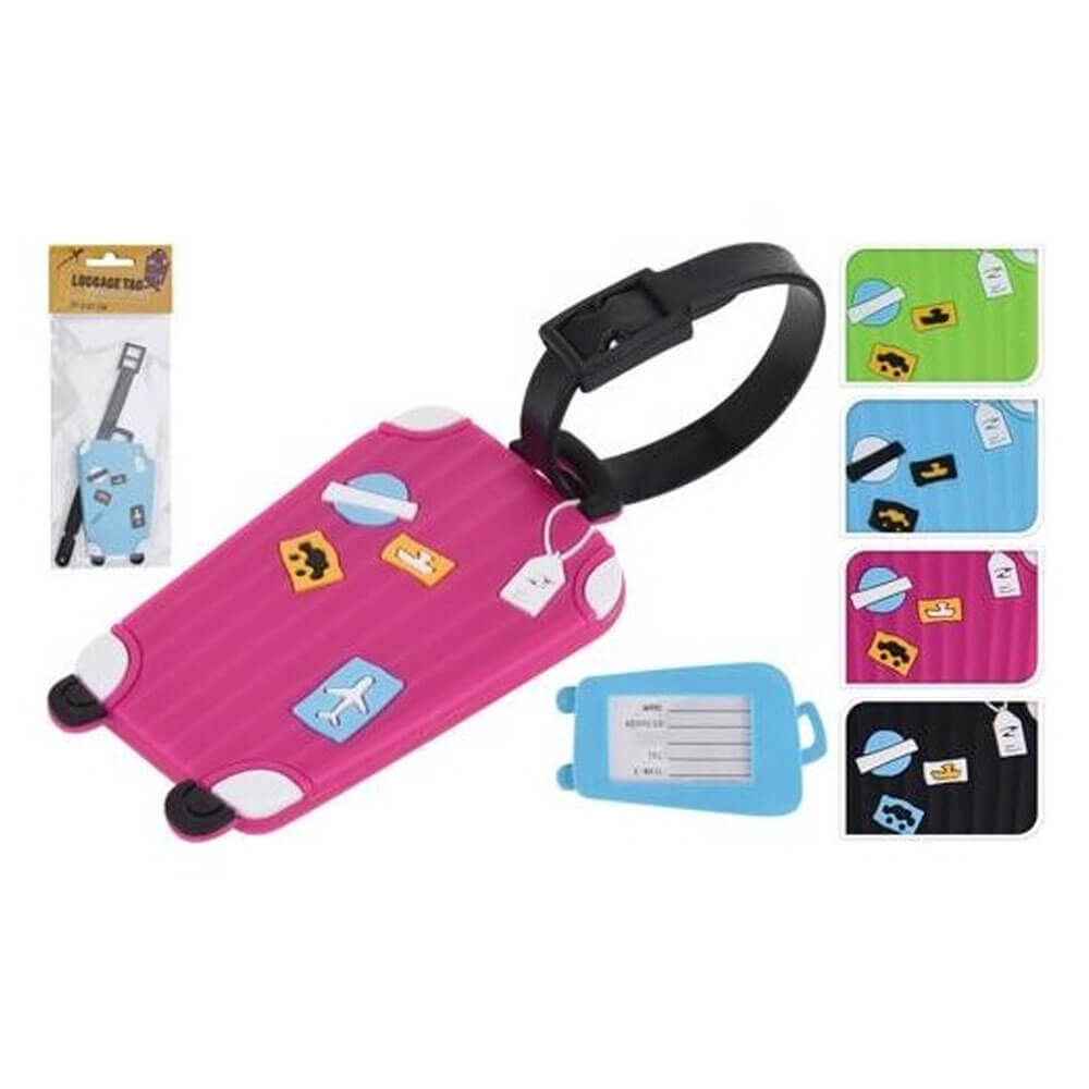 Luggage Tags 3D Trolley Design - Set of 4