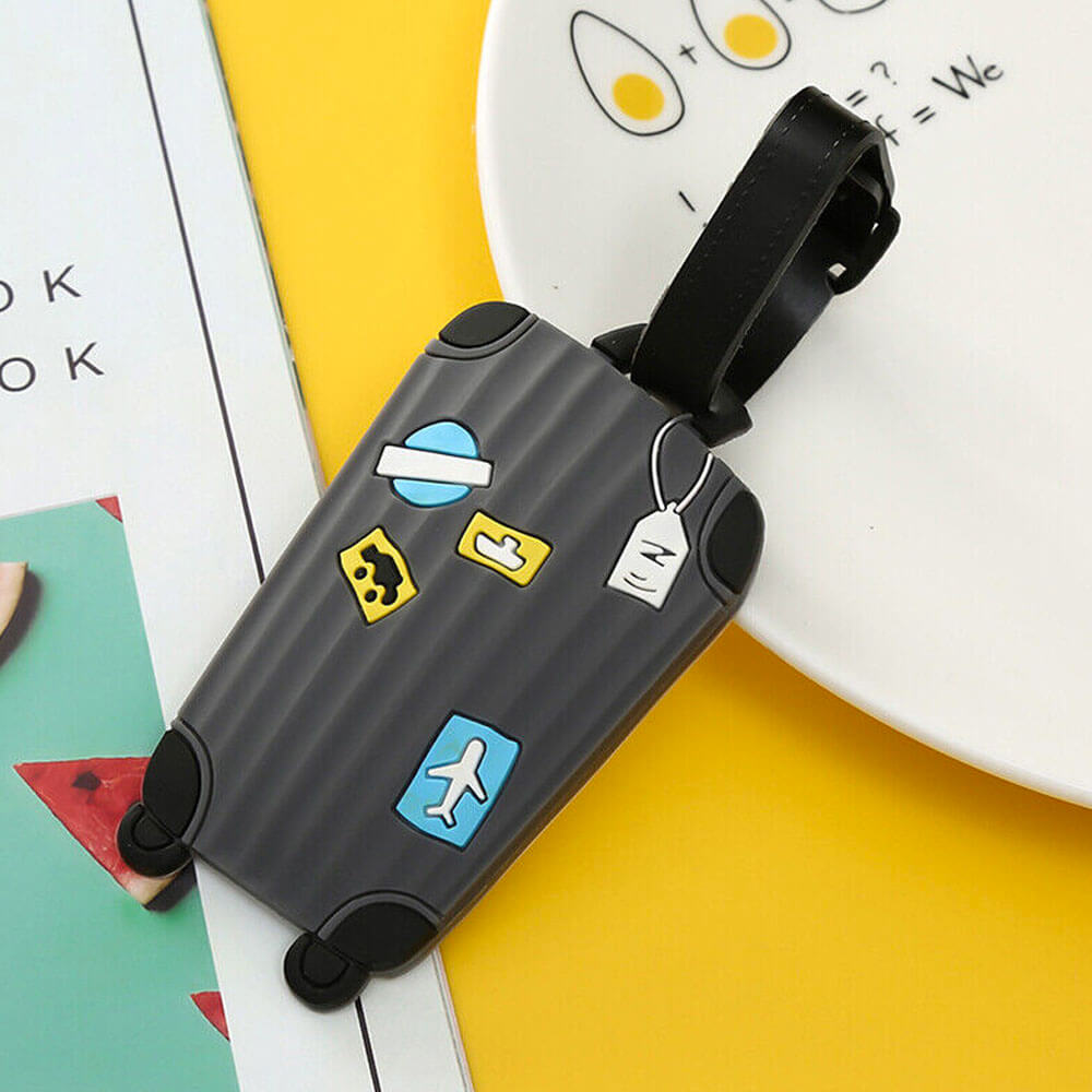 Luggage Tags 3D Trolley Design - Set of 4