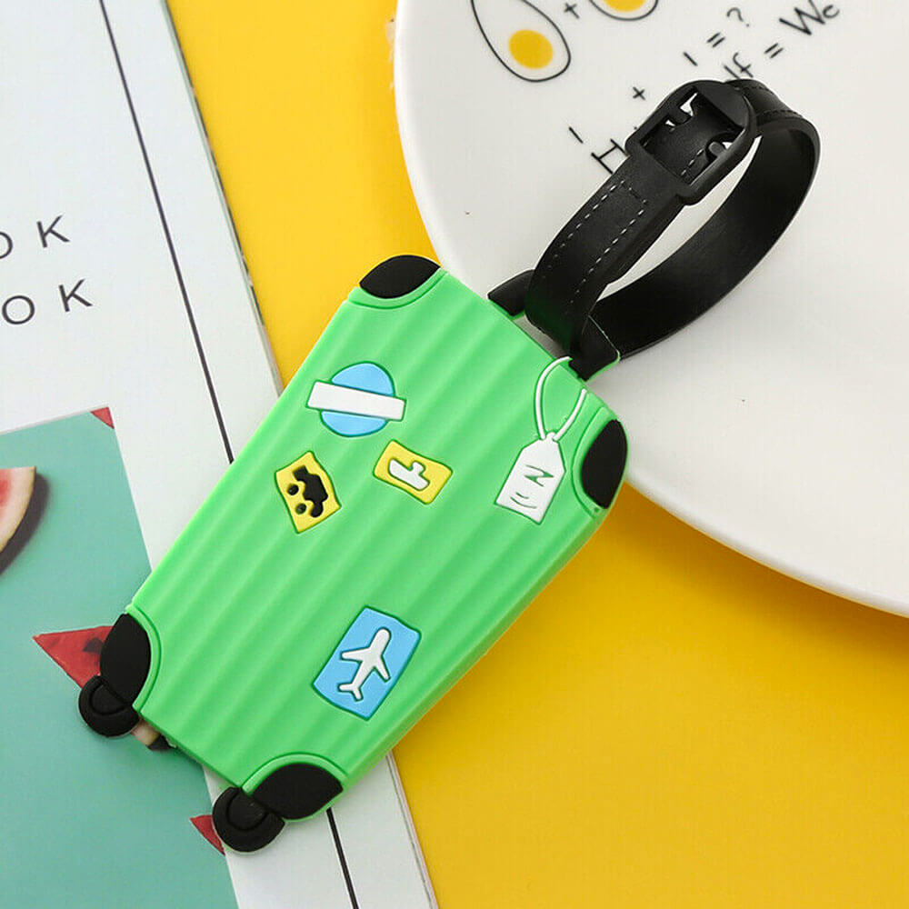 Luggage Tags 3D Trolley Design - Set of 4