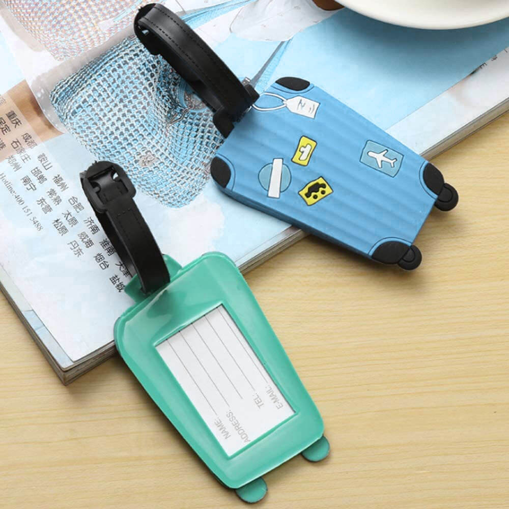 Luggage Tags 3D Trolley Design - Set of 4