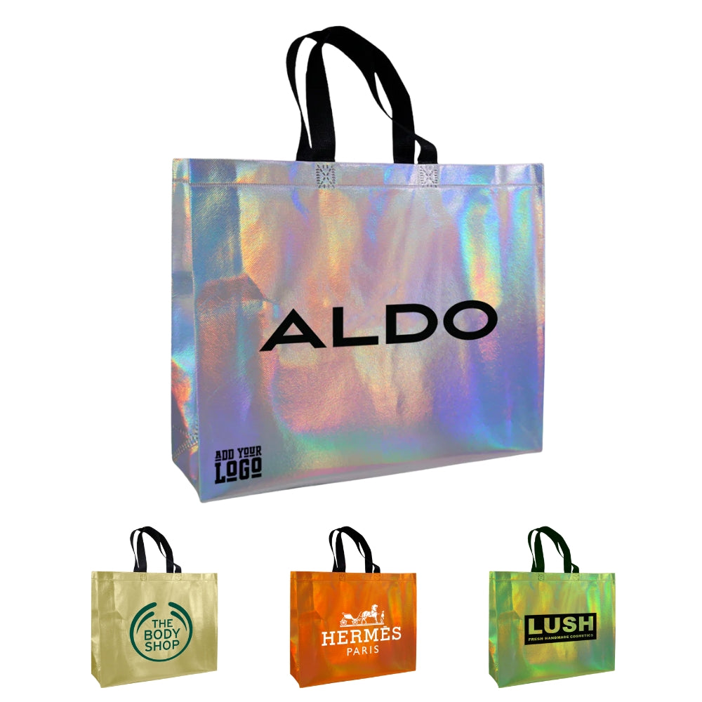 METB42 - M Assorted Reusable Laminated Metallic Gift Bag | 80GSM, 13L