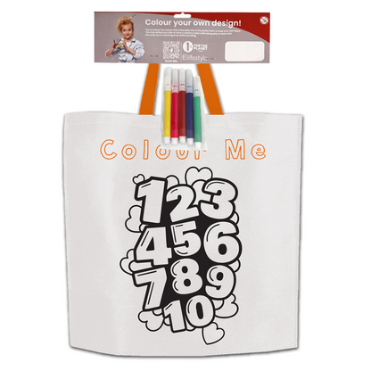 KCT-01 - Kids Colouring Reusable Non-Woven Bag | 50GSM, 8L