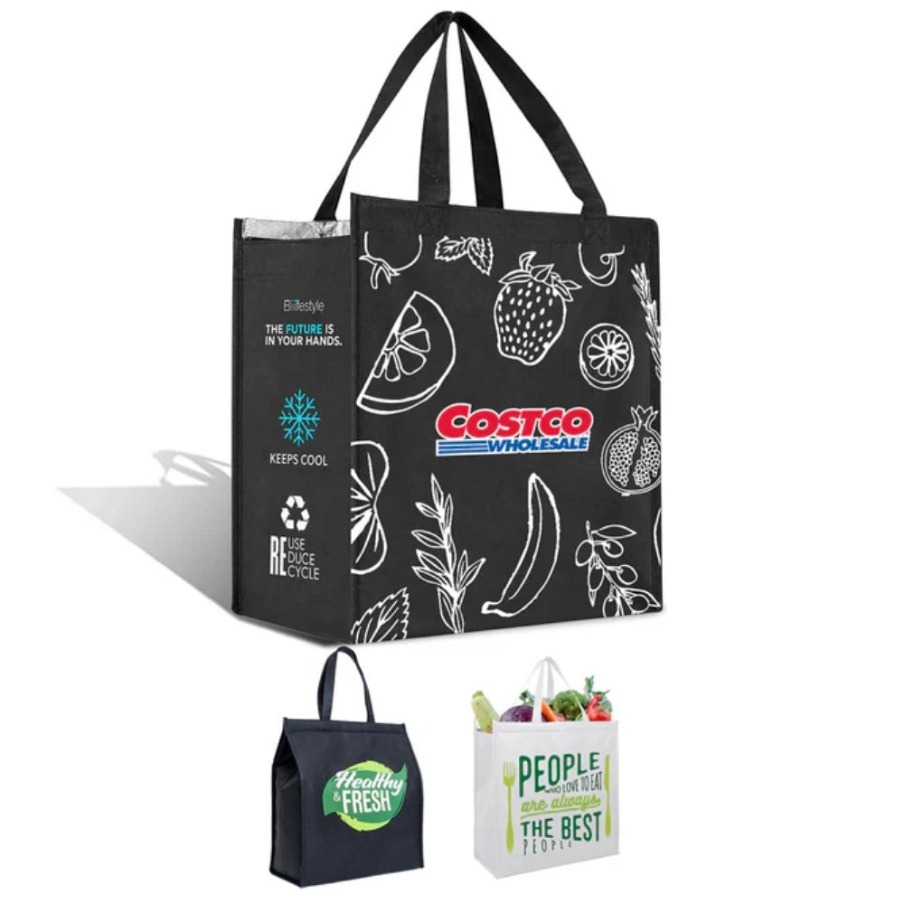 NWCO-1 - Plain Reusable Non-Woven Cooler Shopping Bag | 70GSM, 29L