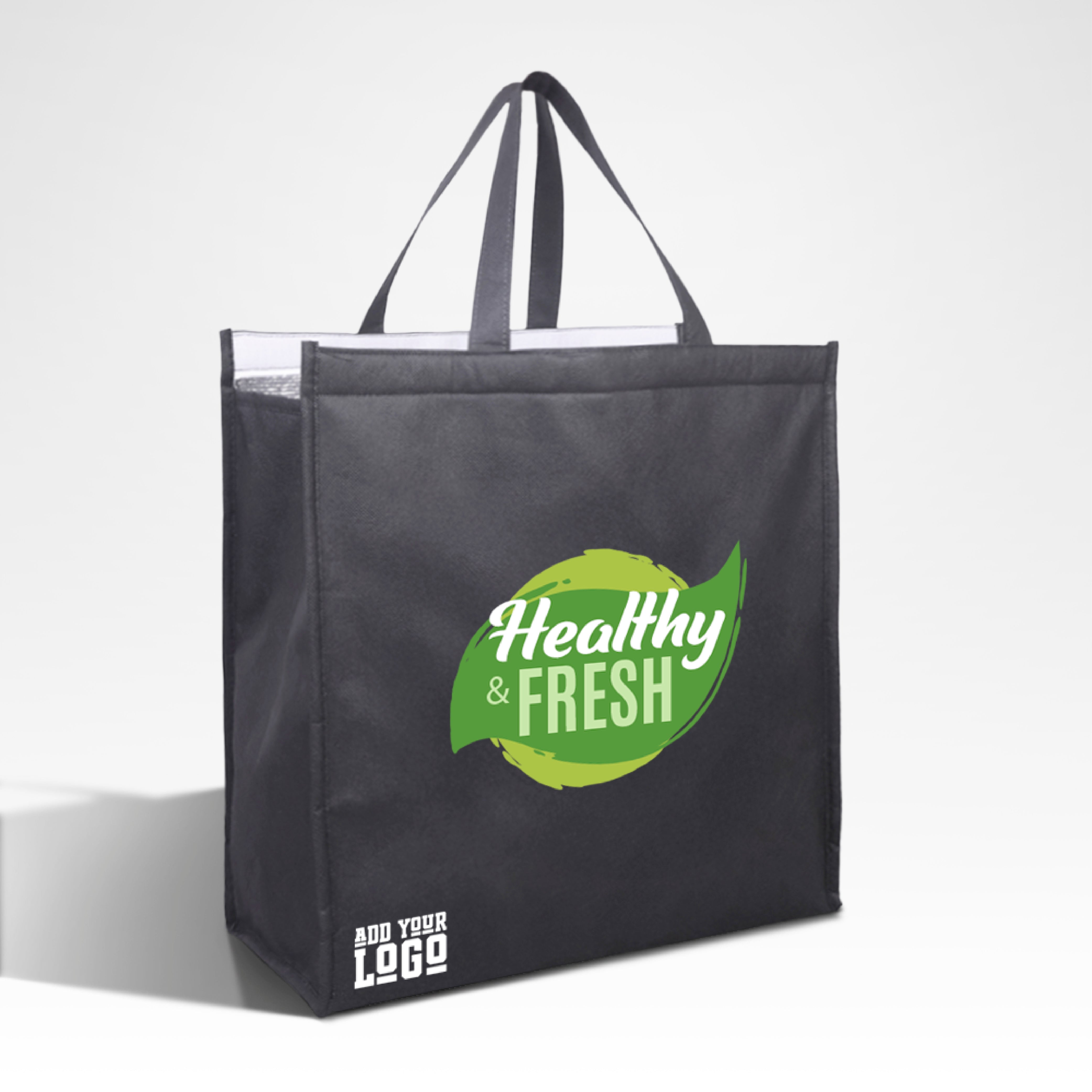 NWCO-1 - Plain Reusable Non-Woven Cooler Shopping Bag | 70GSM, 29L