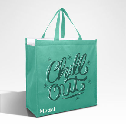 NWCO-1 - Plain Reusable Non-Woven Cooler Shopping Bag | 70GSM, 29L