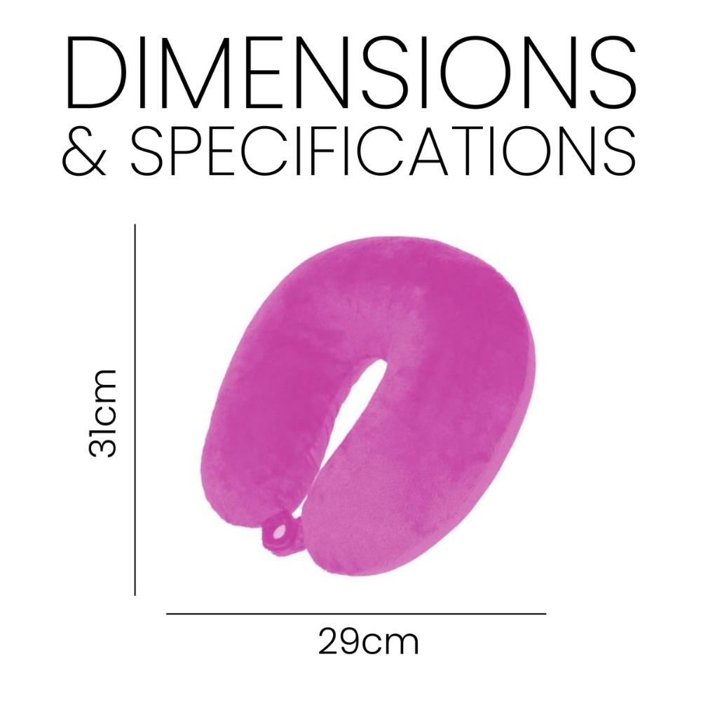 Neck Pillow for Traveling - Clippable with Microbeads