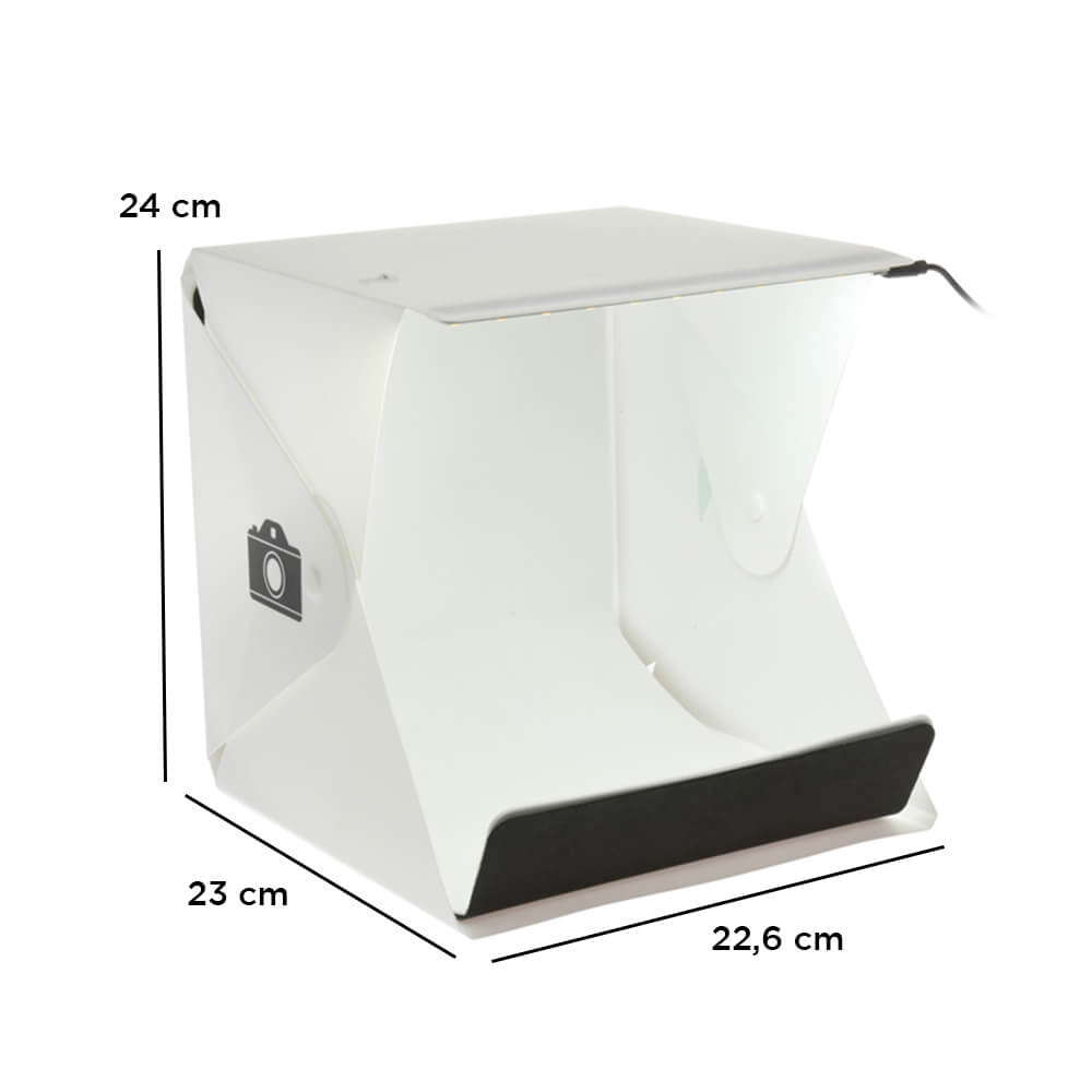Photo Booth with LED Light and USB Cable