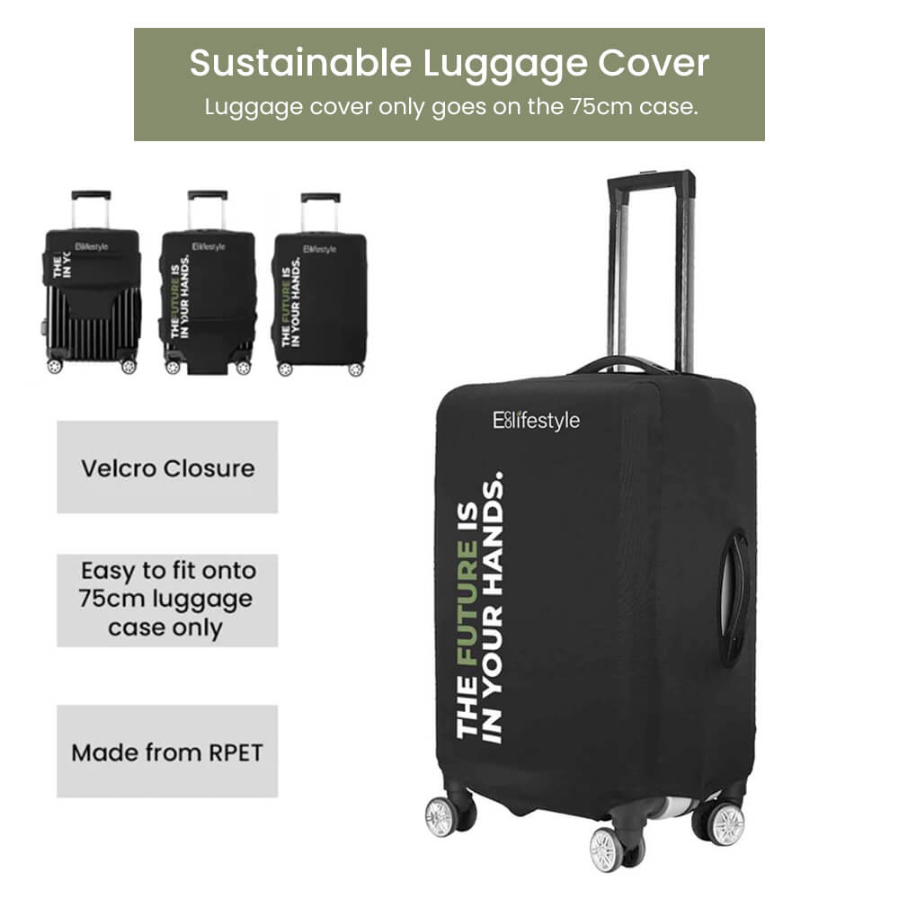 Roma Hardshell Luggage Set on 360° Spinner Wheels with TSA Lock and Protective Cover