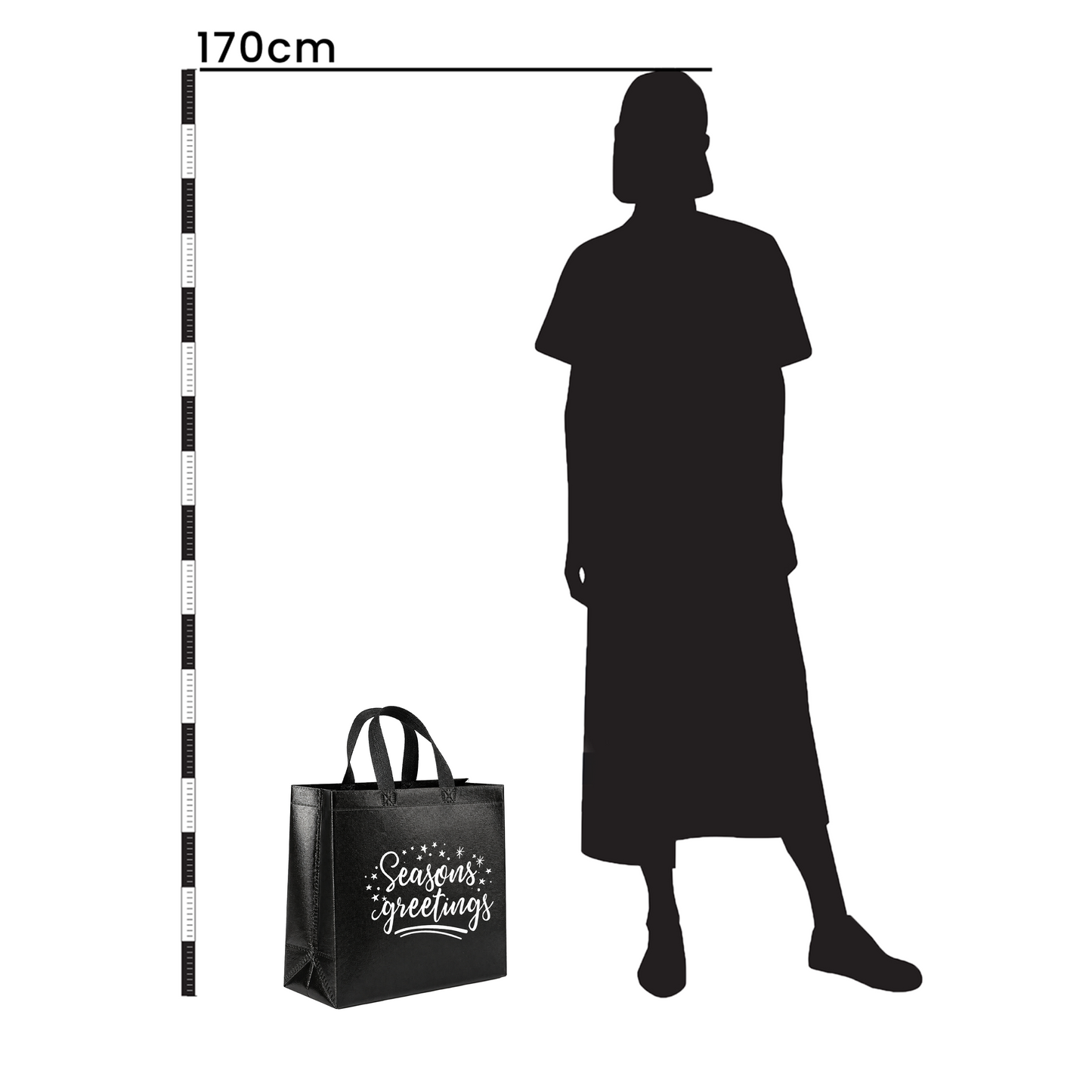 SEASON01-S- Seasonal Reusable Laminated Gifting Bag | 70GSM, 5L