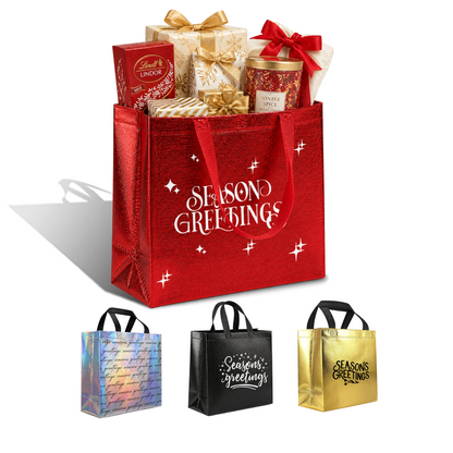 SEASON01-S- Seasonal Reusable Laminated Gifting Bag | 70GSM, 5L