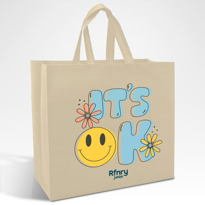 SHOP39 - Medium Reusable Non-Woven Shopping Bag | 70GSM, 18L