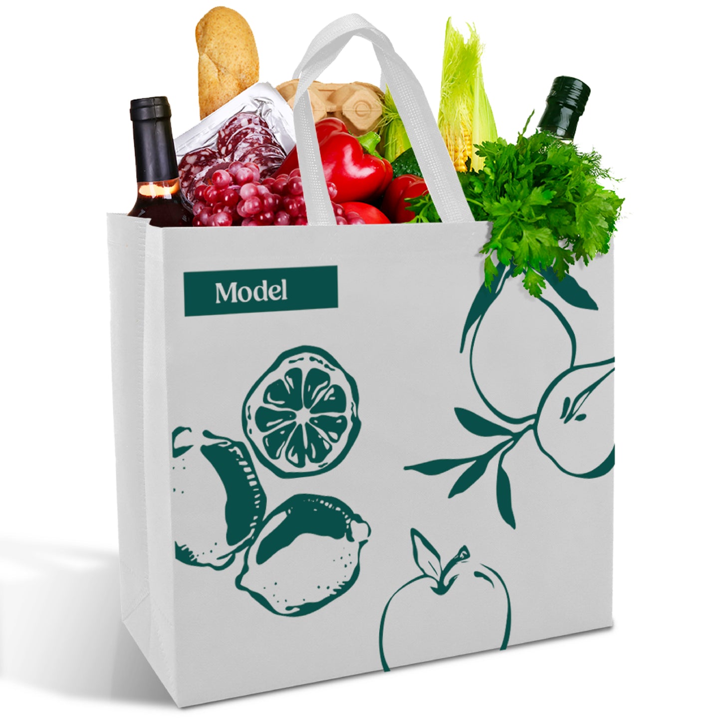 SHOP39 - Medium Reusable Non-Woven Shopping Bag | 70GSM, 18L