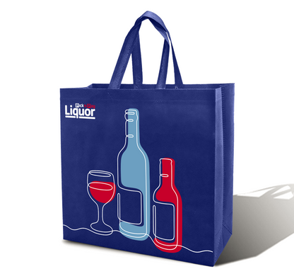 SHOP48 - XL Reusable Non-Woven Shopping Bag | 70GSM, 30L