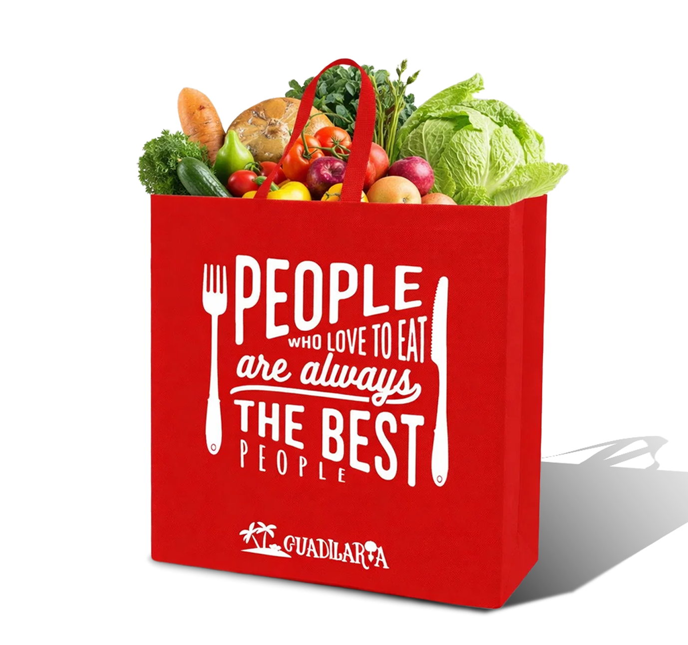 SHOP48 - XL Reusable Non-Woven Shopping Bag | 70GSM, 30L