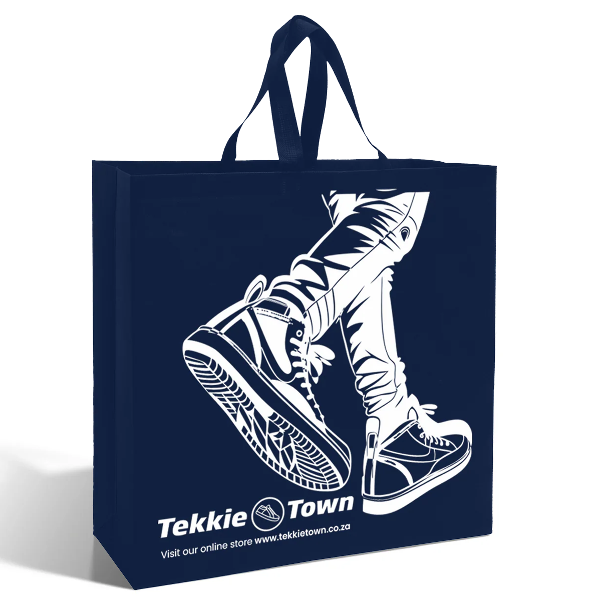 SHOP48 - XL Reusable Non-Woven Shopping Bag | 70GSM, 30L