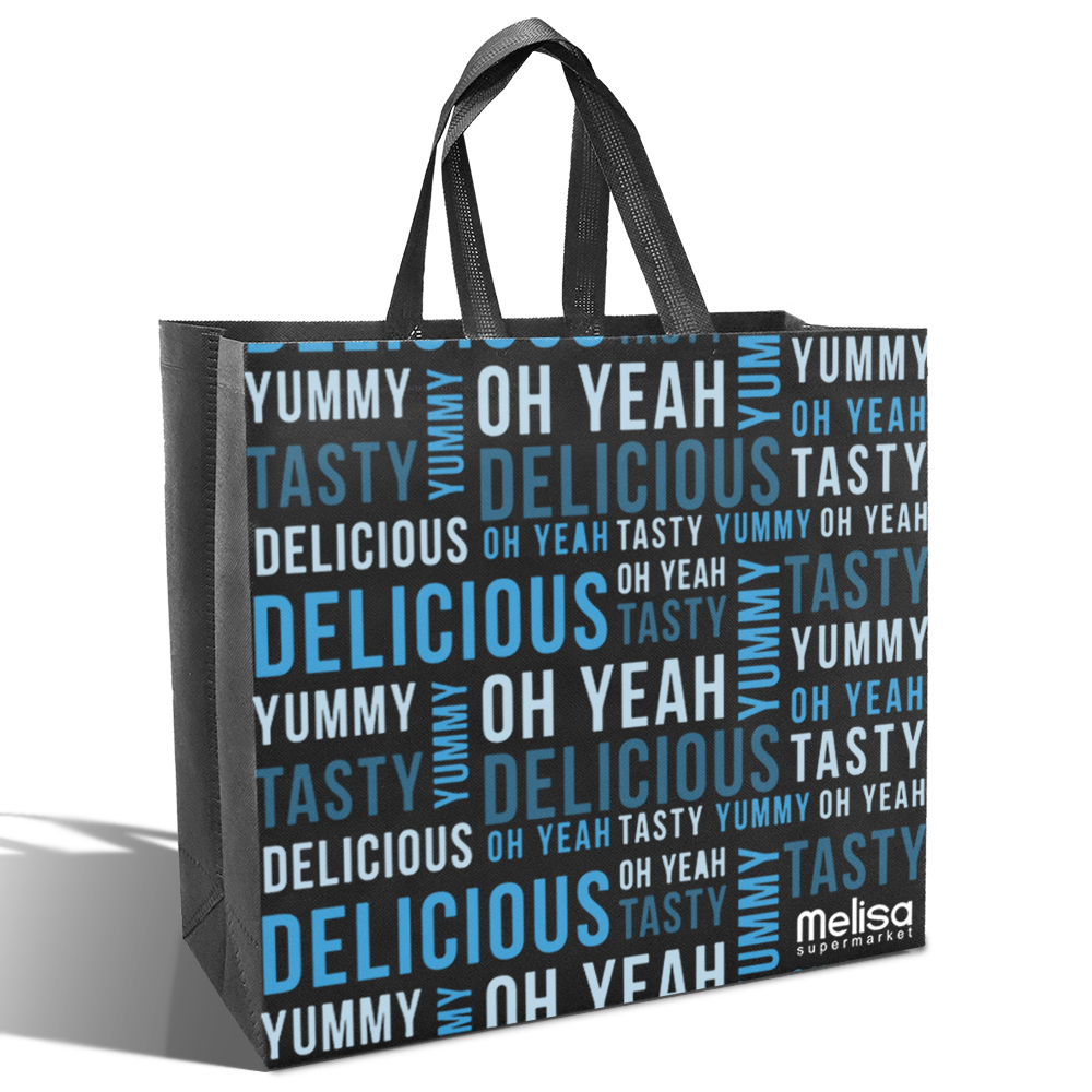SHOP39 - Medium Reusable Non-Woven Shopping Bag | 70GSM, 18L