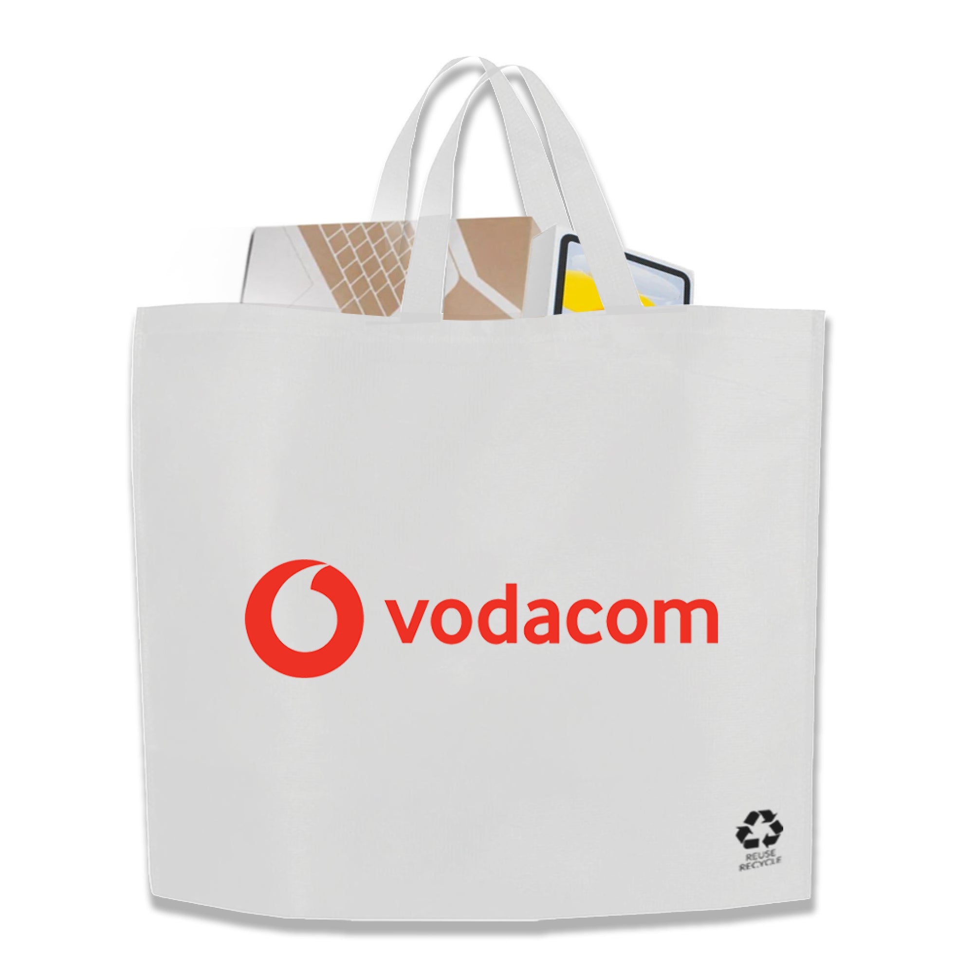 SHOP40 - Large Reusable Non-Woven Shopping Bag | 70GSM, 29L