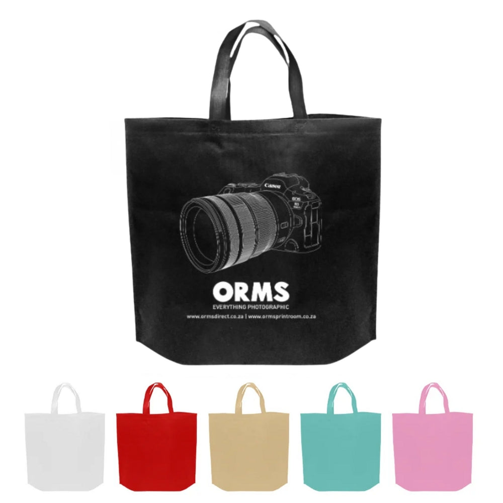 SHOP40 - Bolsa de compras reutilizable grande de tela no tejida | 120 g/m², 29 l