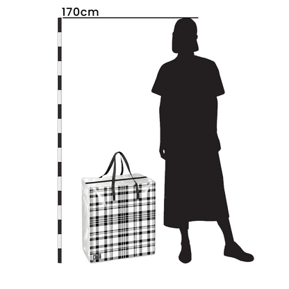 TAXI01 - Medium Assorted Design Laminated Taxi Shopping Bag with Zipper | 120GSM, 36L