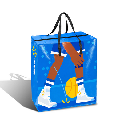TAXI01 - Medium Assorted Design Laminated Taxi Shopping Bag with Zipper | 120GSM, 36L