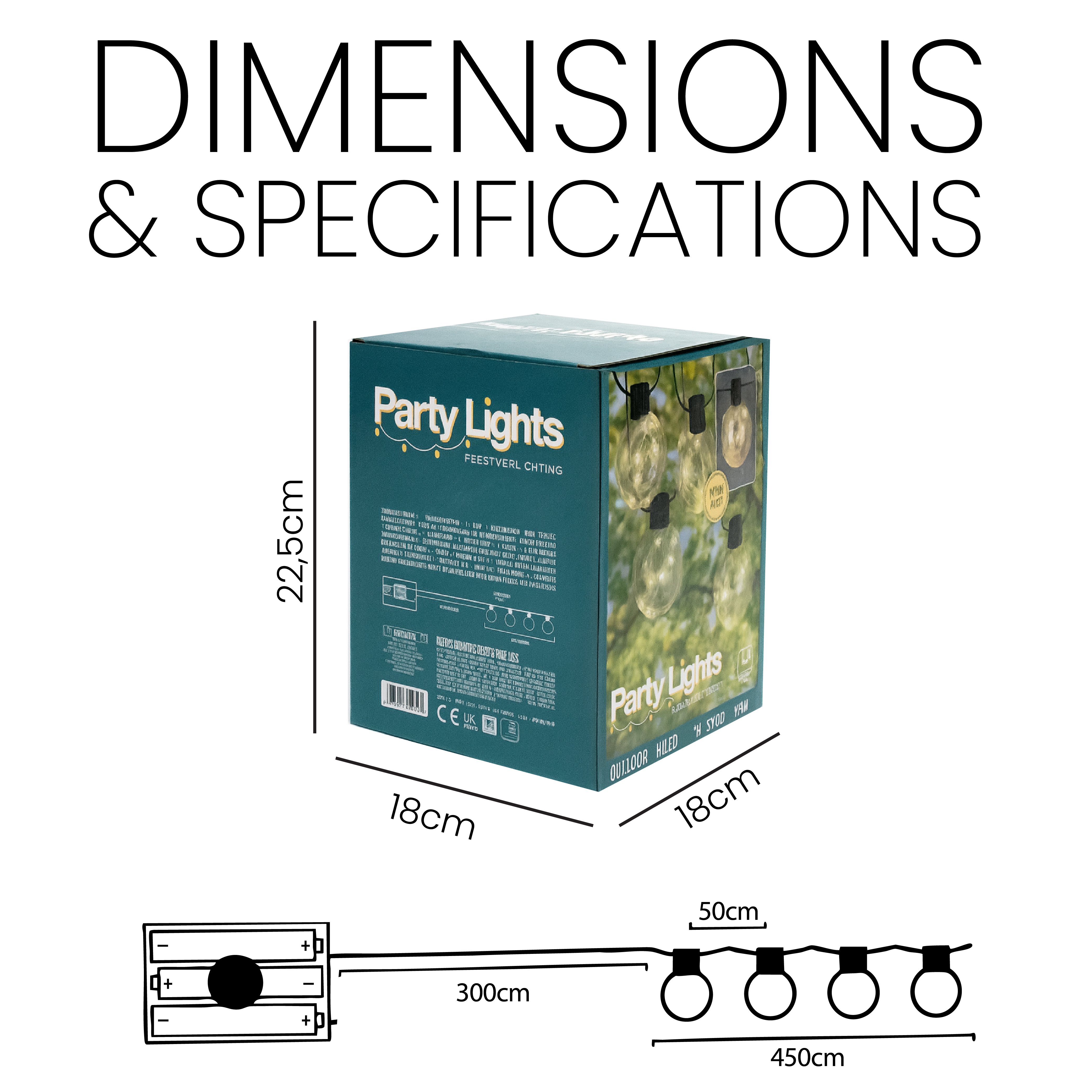 LED Lightbulb Chain