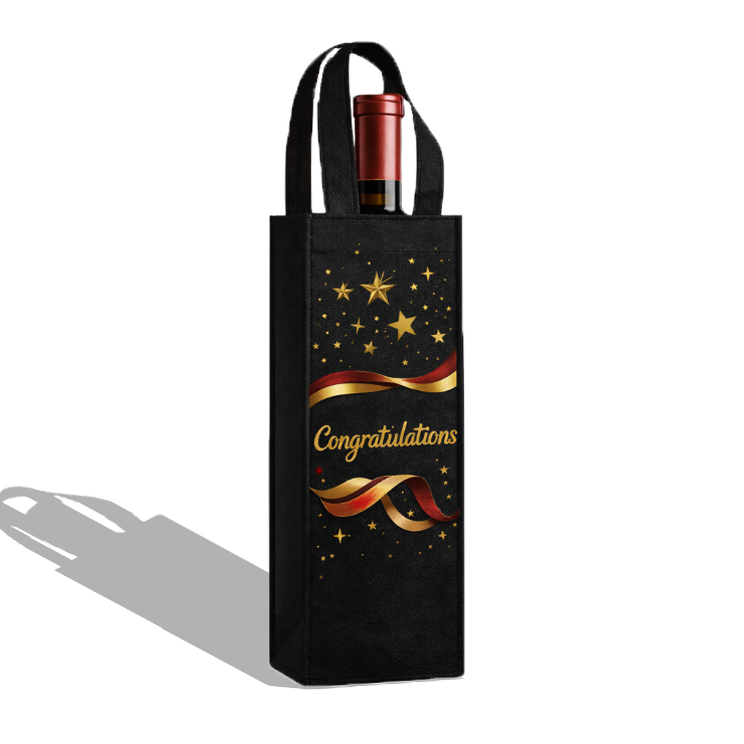 WC01 - Reusable Non-Woven Single Wine Bottle Bag | 70GSM, 3.5L