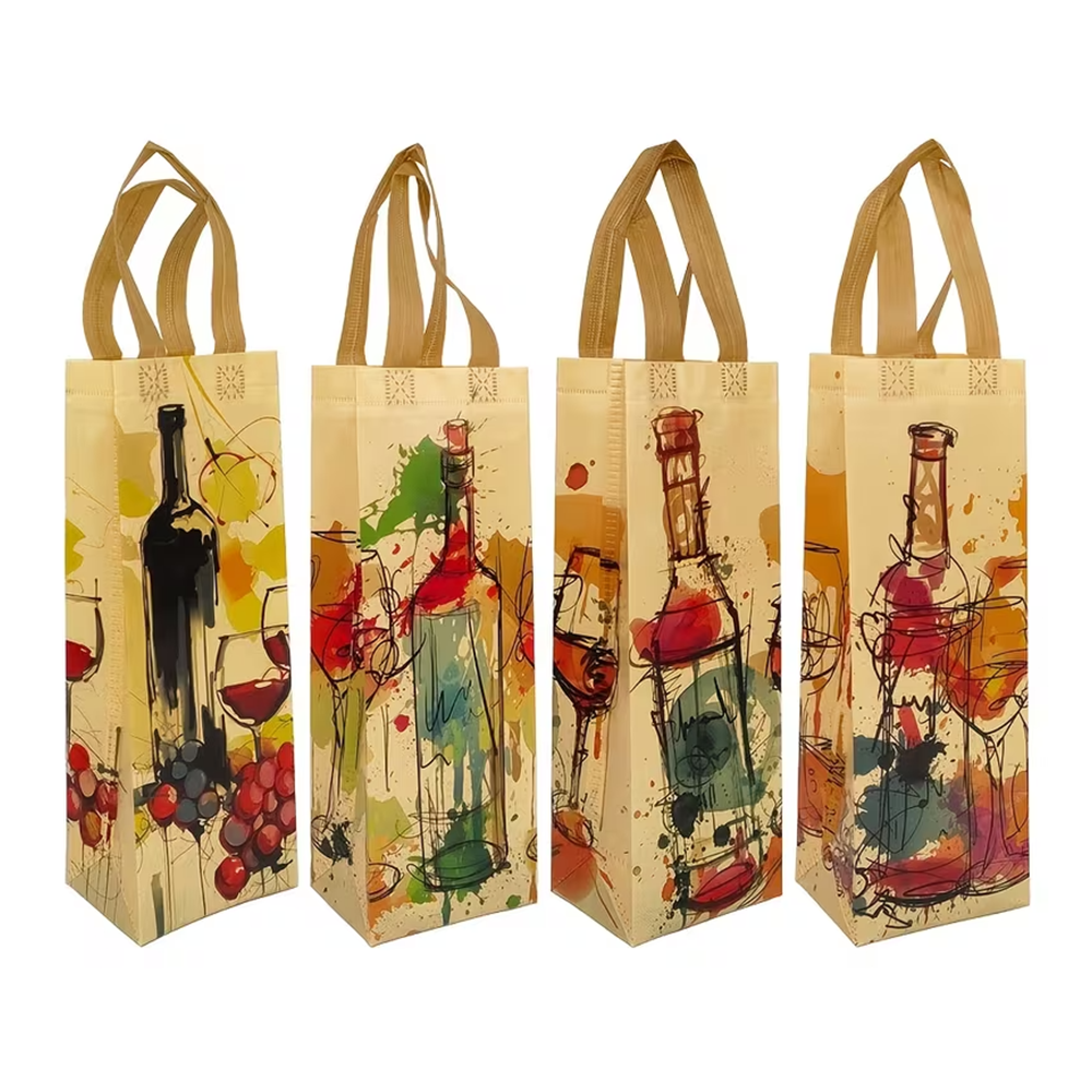 WC01 - Reusable Non-Woven Wine Bottle Bag | 3.5L