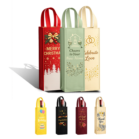 WC01 - Reusable Non-Woven Wine Bottle Bag | 3.5L