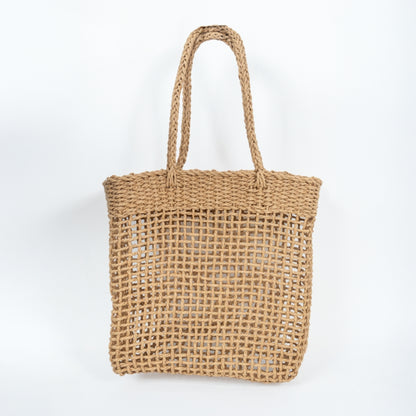 ZY-011 – Woven Straw Tote Bag | Open Weave Design